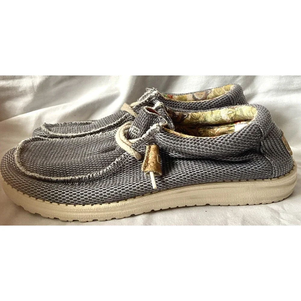 Hey Dude Wally Eden Shoes Laced Mens Size 9 Slip On 112403000